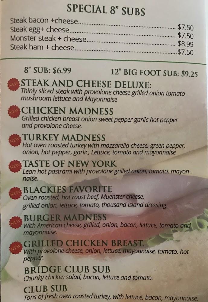 Basil's Pizza Menu image 3